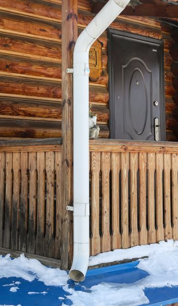 Porch Downspout Installation in East Stroudsburg